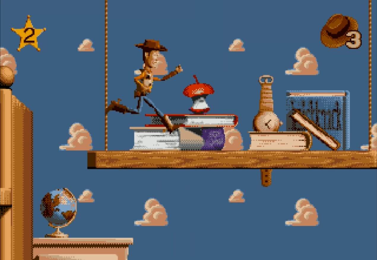 Toy Story - геймплей игры Sega Mega Drive\Genesis
